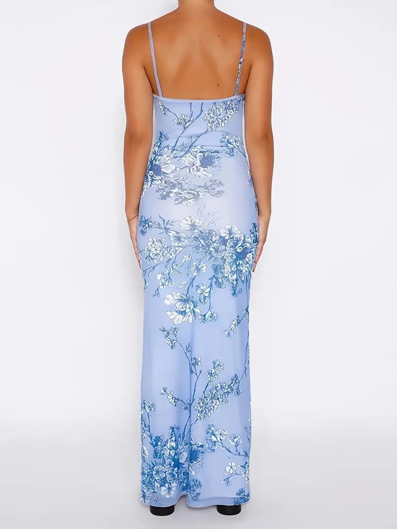 Sky Blu Floral Summer Dress