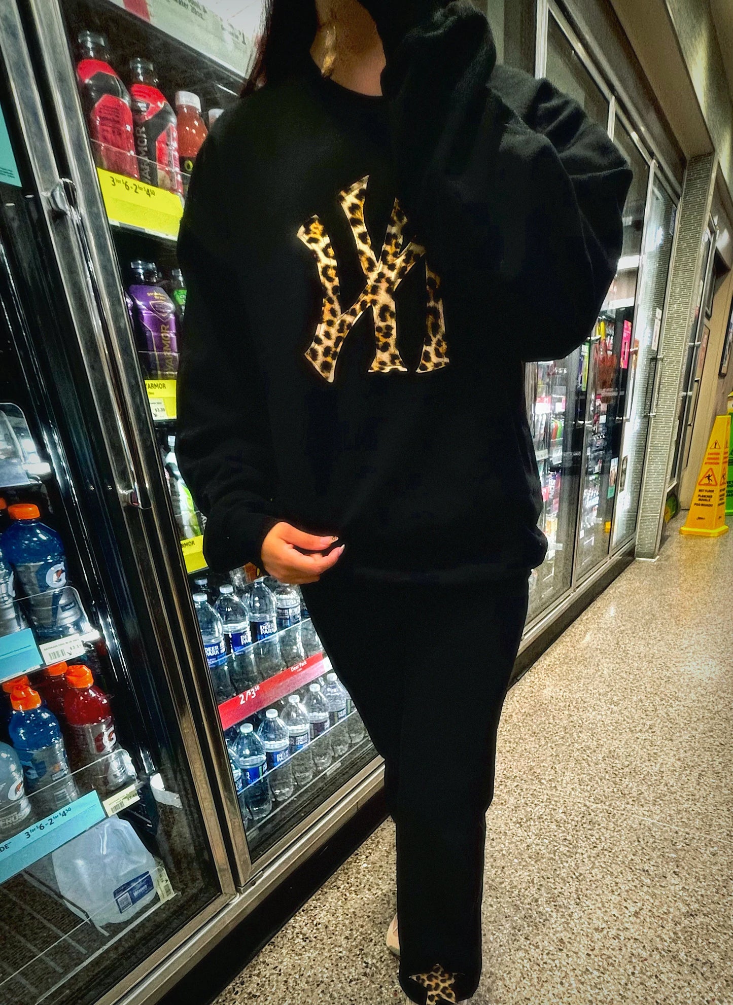 NY Cheetah Hoodie